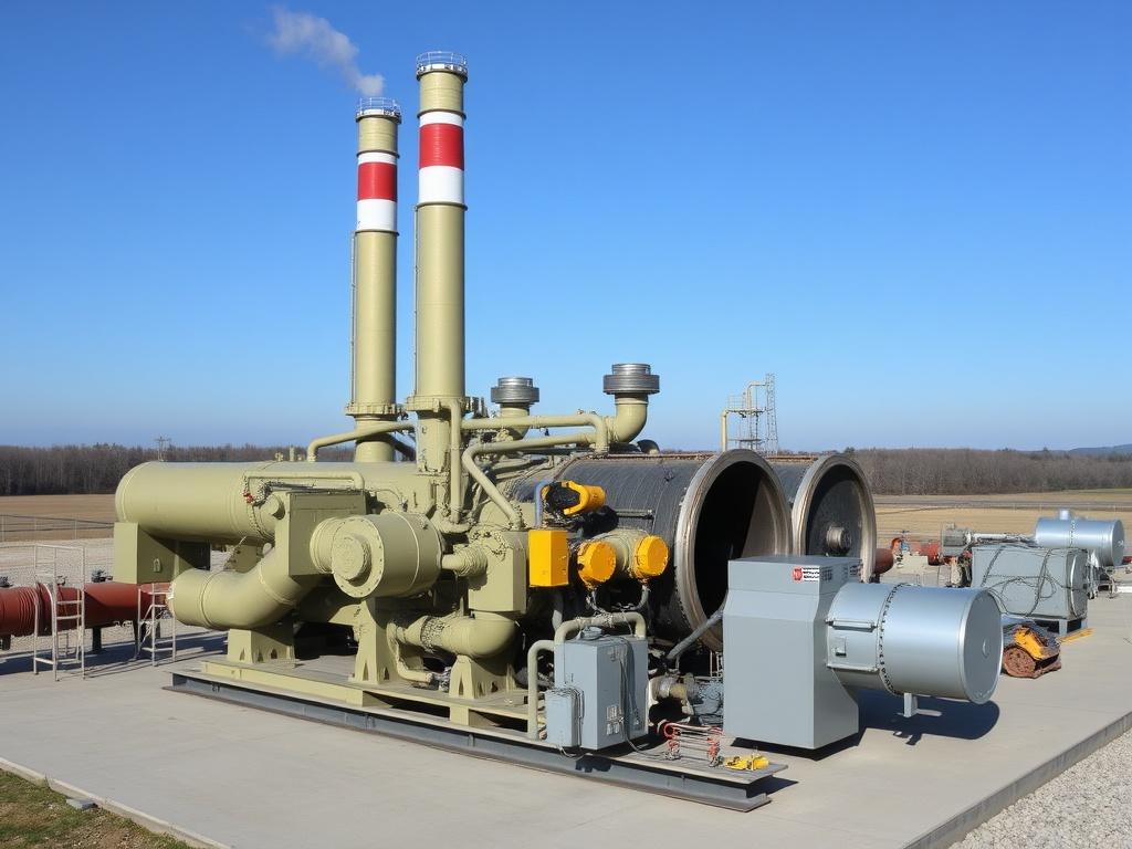 Gas-engine power plantфото